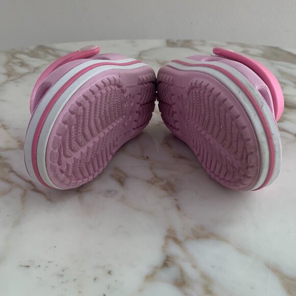 Crocs - Kids Crocband Sandal -Ballerina Pink - Picture 7 of 7